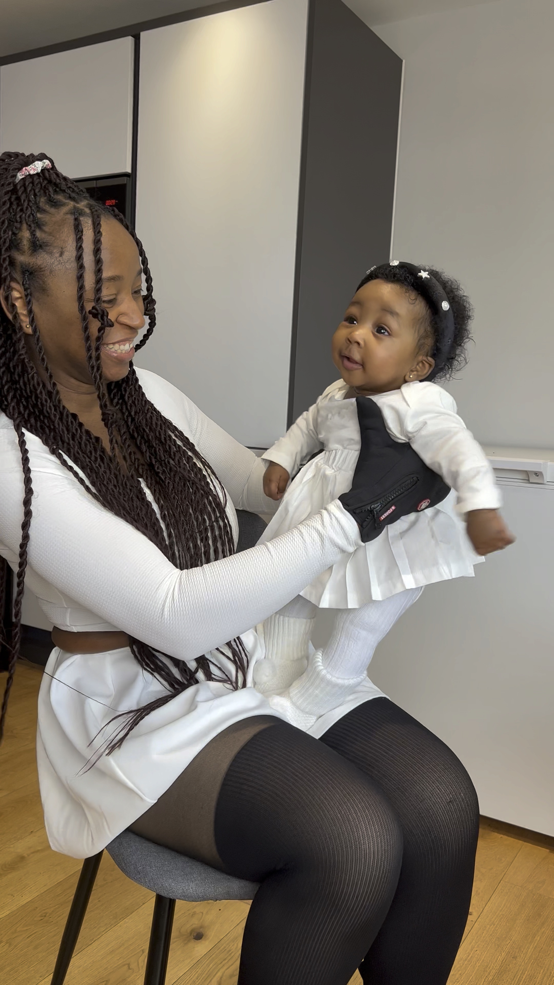 All white look with a touch of black for mum and baby 4 months old baby girl fashion 

#LTKfamily #LTKbump #LTKbaby