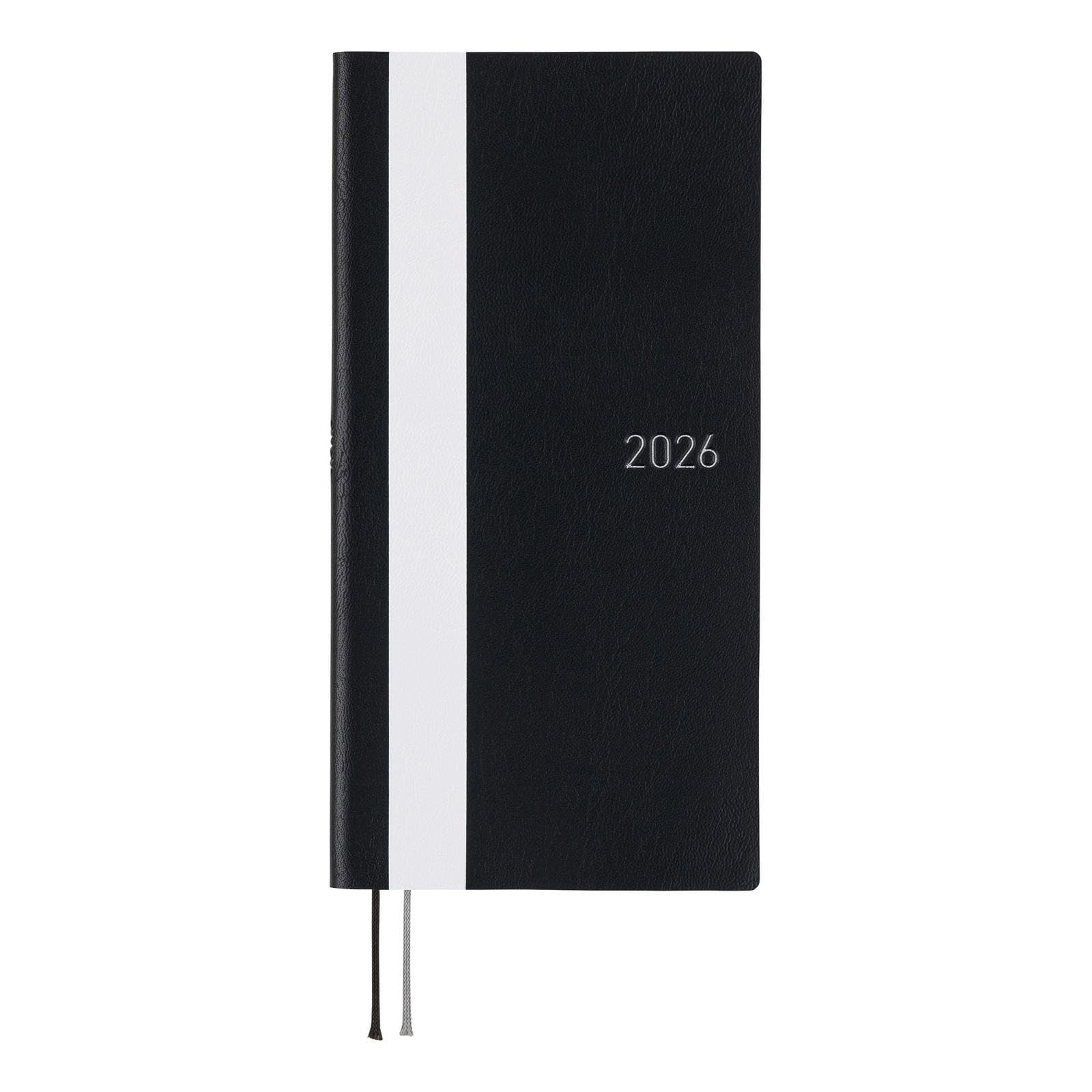 Hobonichi Techo 2026 Weeks – White Line: Black (English, Tall & Slim, January Start) | Amazon (US)
