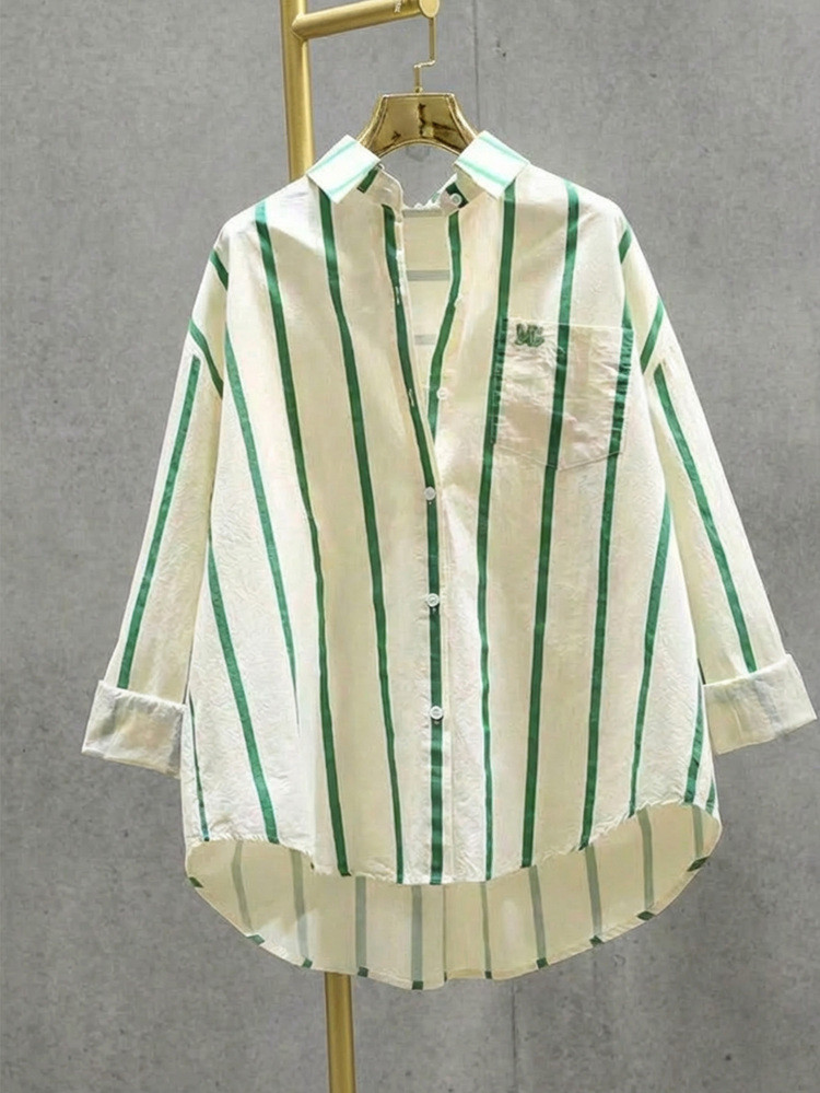 Camisa a rayas  | SHEIN