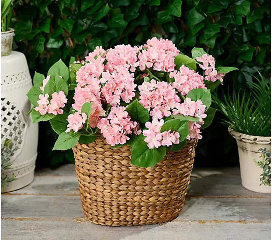 Make Your Selection: Indoor/Outdoor Hydrangea Urn Filler by Valerie | QVC
