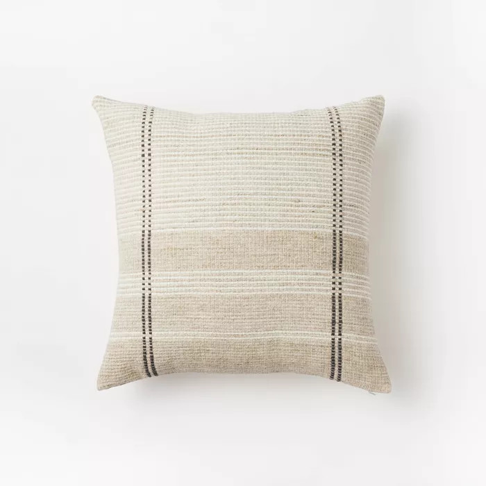 Woven Striped Throw Pillow Neutral - Threshold™ designed with Studio McGee | Target