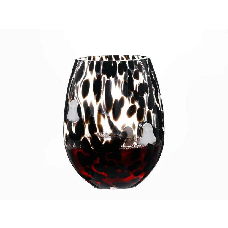 Way to Celebrate Halloween Stemless Wine Glass Ghost Tie Dye - Walmart.com | Walmart (US)