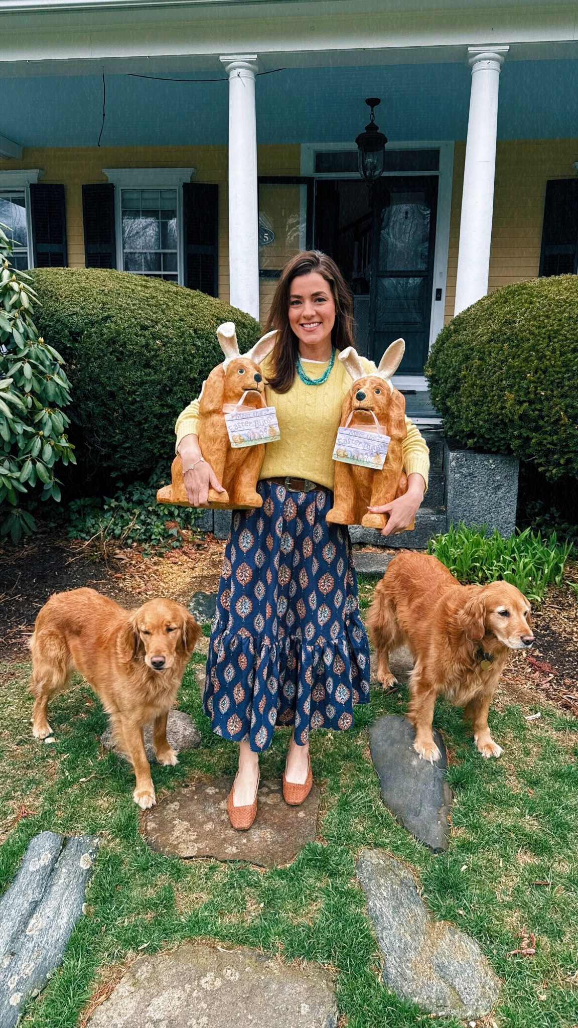 Brought home an Easter Bennie and Maple for our Easter decor this year.  They don’t seem too pleased with the imposters 😜

#LTKSeasonal