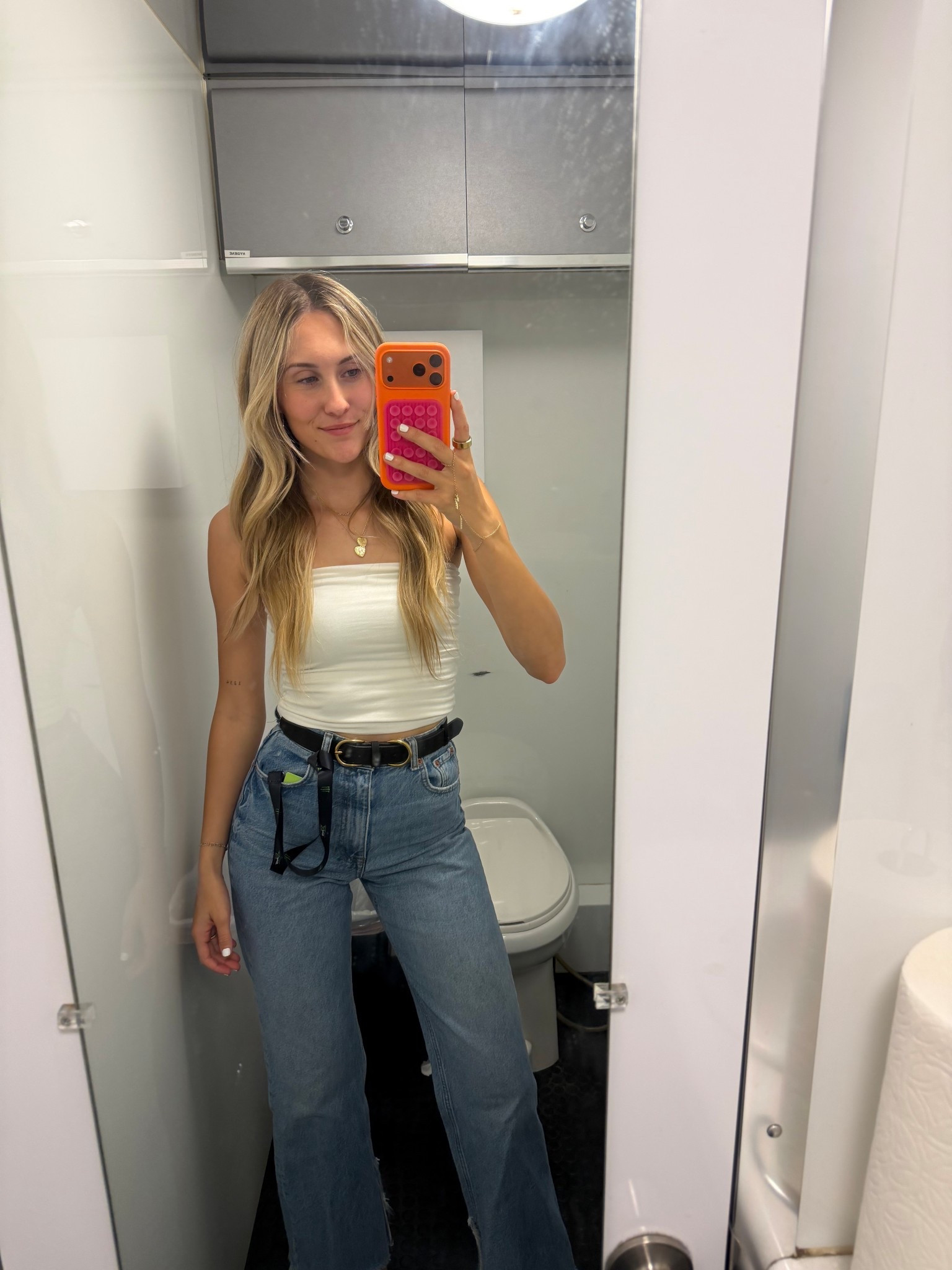 Anaheim press day ootd !! ✨🏁
Jeans I got from Depop! 

#LTKdayinmylife #LTKTravel #LTKootd
