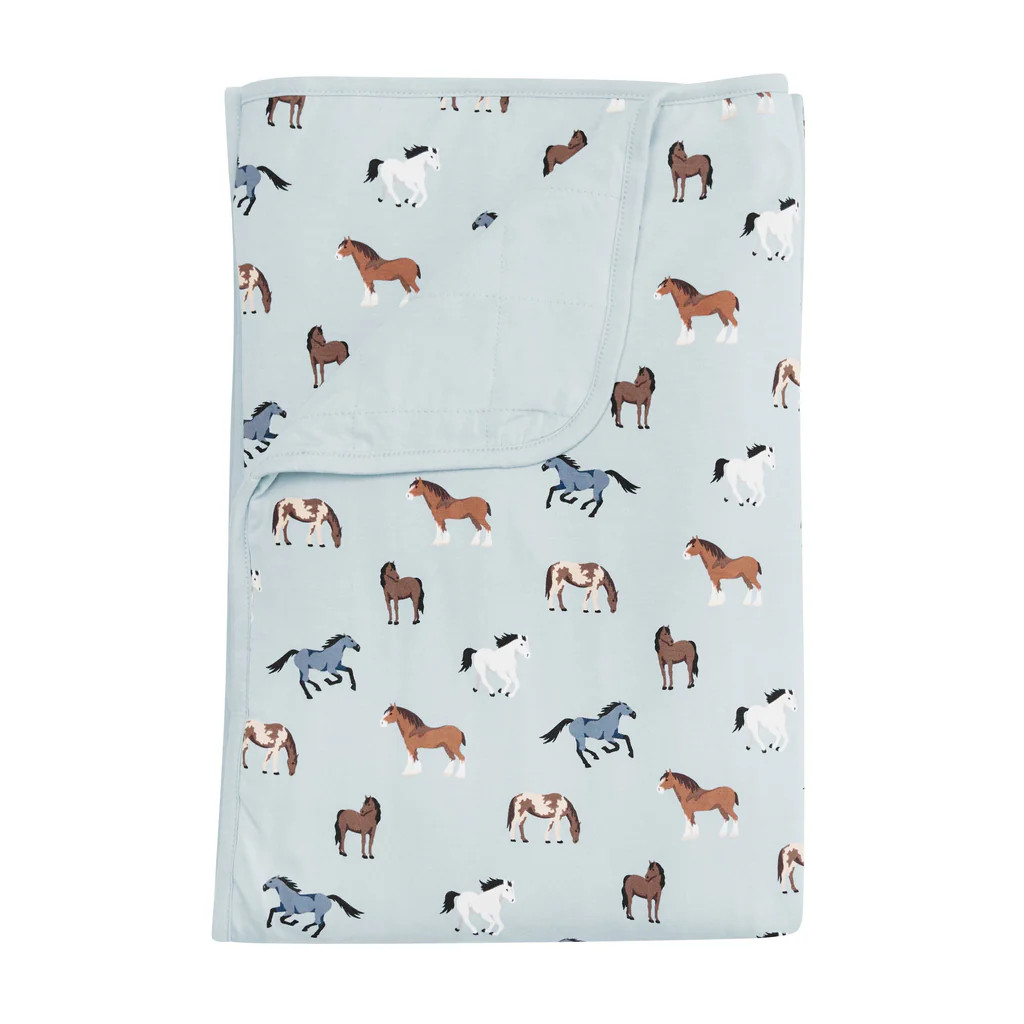 Toddler Blanket in Horse 1.0 | Kyte BABY