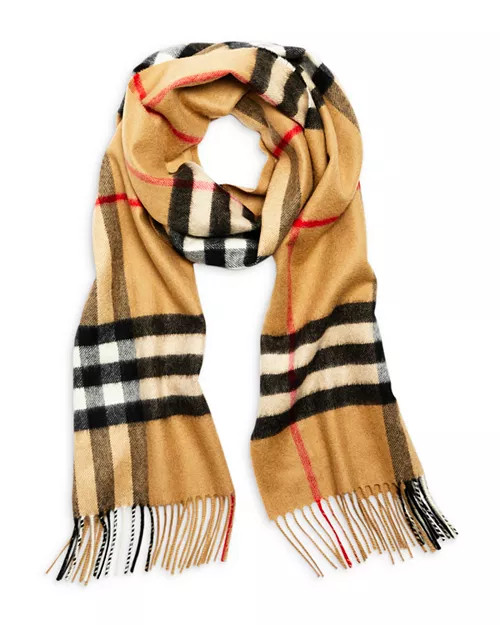 Classic Check Cashmere Scarf | Bloomingdale's (US)