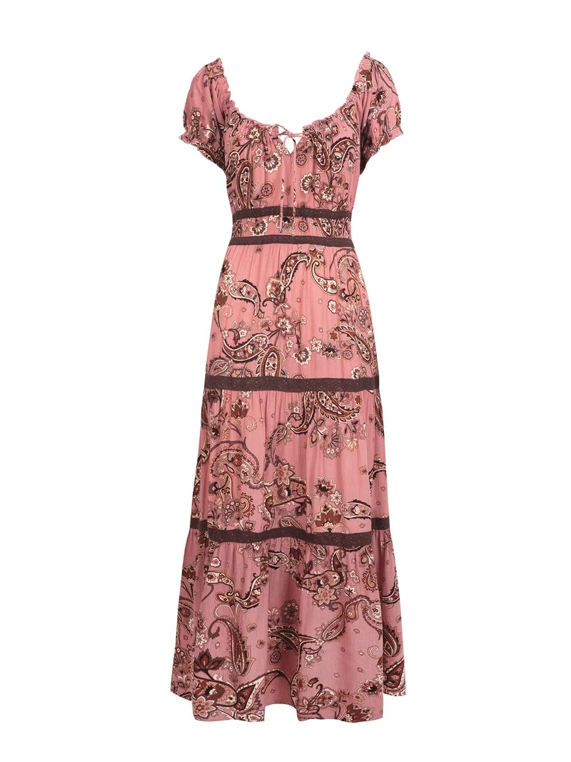 Jessica Simpson Women's Sienna Maxi Dress, Sizes XS-XL | Walmart (US)