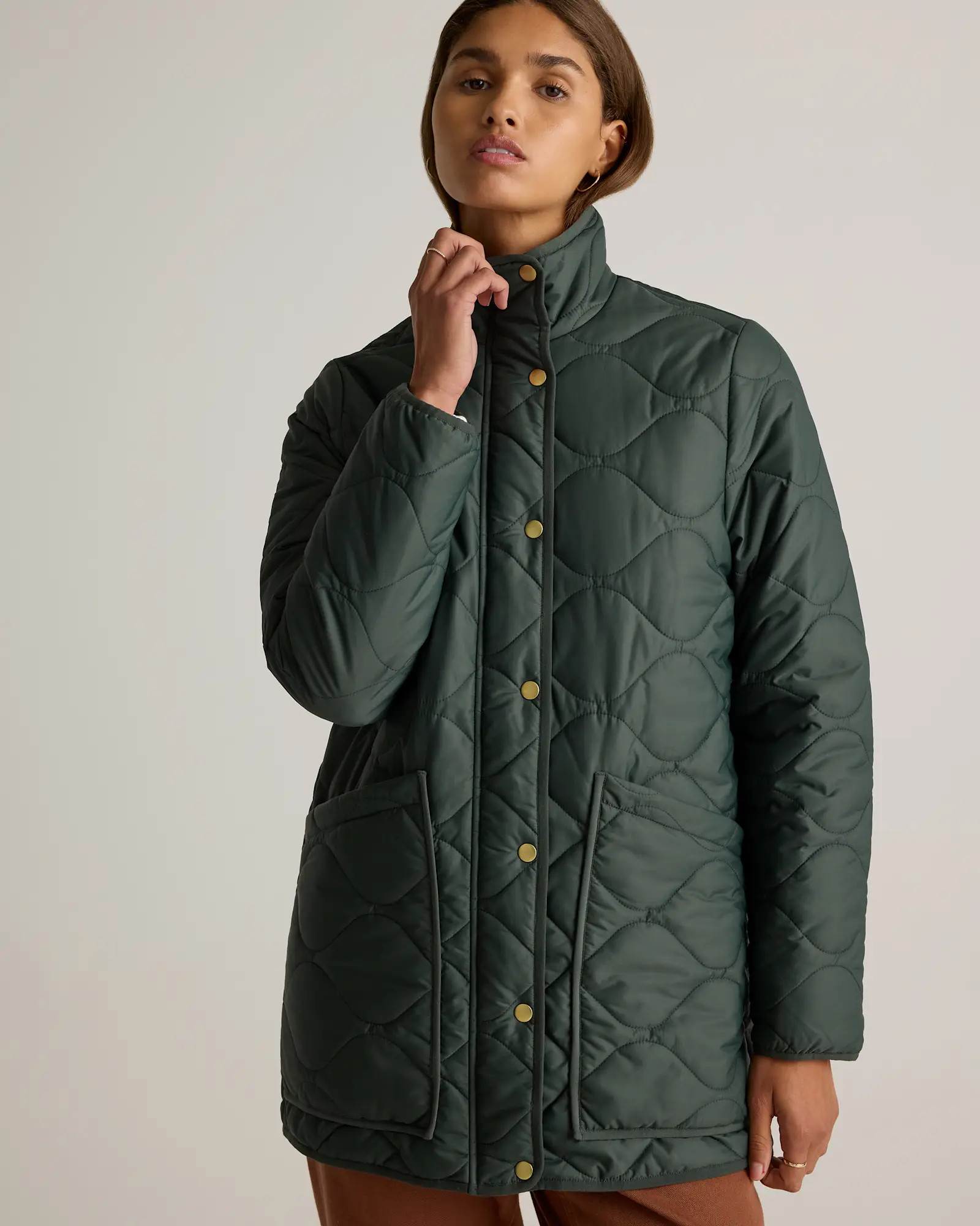 Featherless Quilted Long Puffer Jacket | Quince