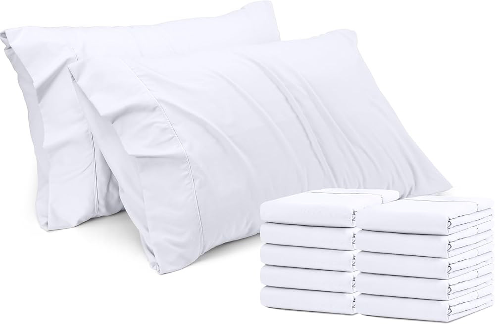 Utopia Bedding Queen Pillow Cases - 12 Pack - Envelope Closure - Soft Brushed Microfiber Fabric -... | Amazon (US)