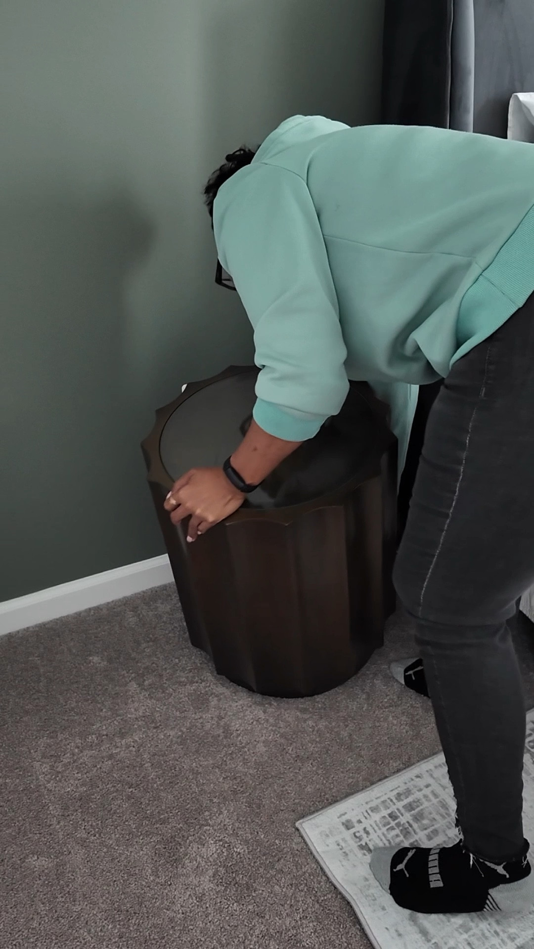 This was the piece the room needed.

Adding an end table and lamp beside the bed to make the guest room feel complete.

#LTKHome