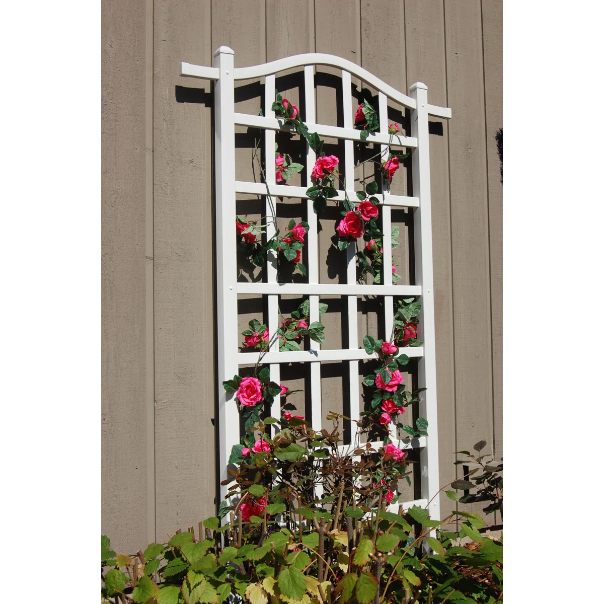 Kersam 75'' H x 35'' W Vinyl Lattice Panel Trellis | Wayfair North America
