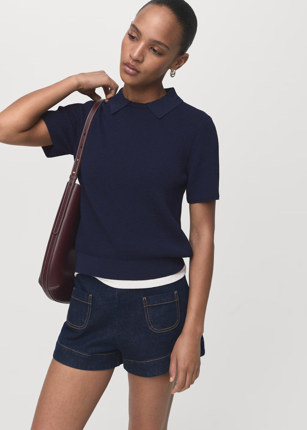 Shirt collar sweater - Women | MANGO USA | Mango (US/MX/AU)