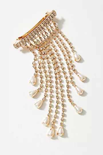 Crystal Fringe Hair Clip | Anthropologie (US)