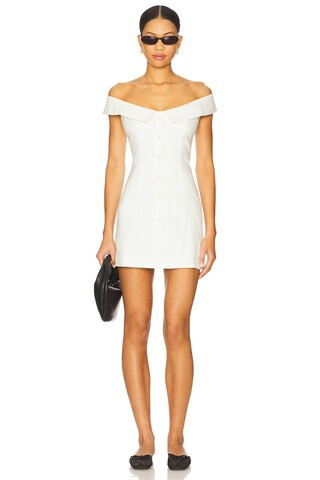 MAJORELLE Sky Mini Dress in Ivory from Revolve.com | Revolve Clothing (Global)