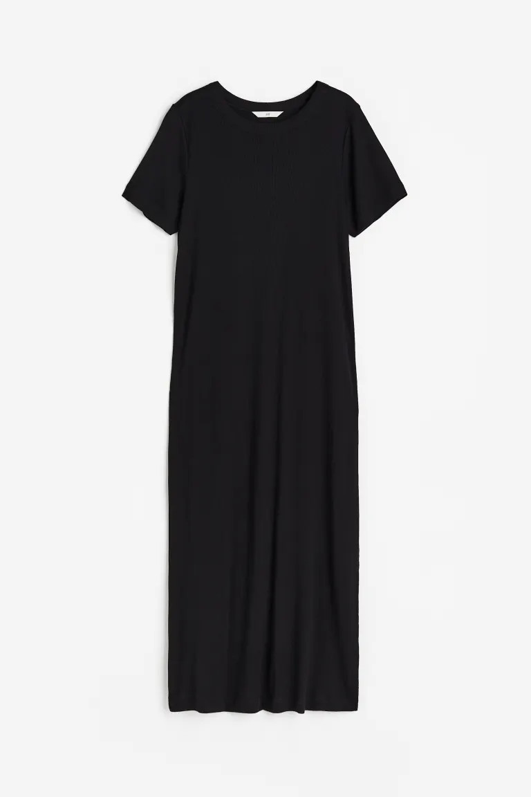Geripptes Jerseykleid | H&M (DE, AT, CH, NL, FI)