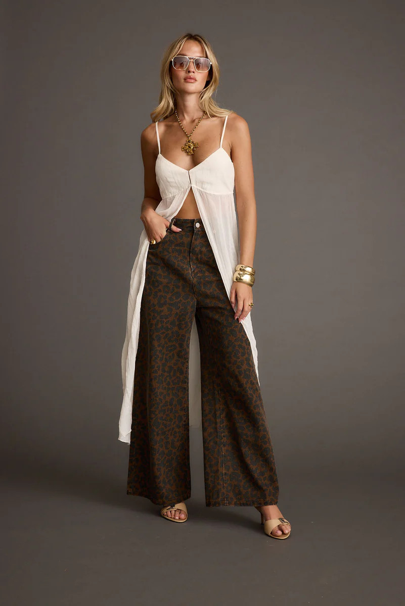 Mischa Ivory Longline Cami Top | 12th Tribe