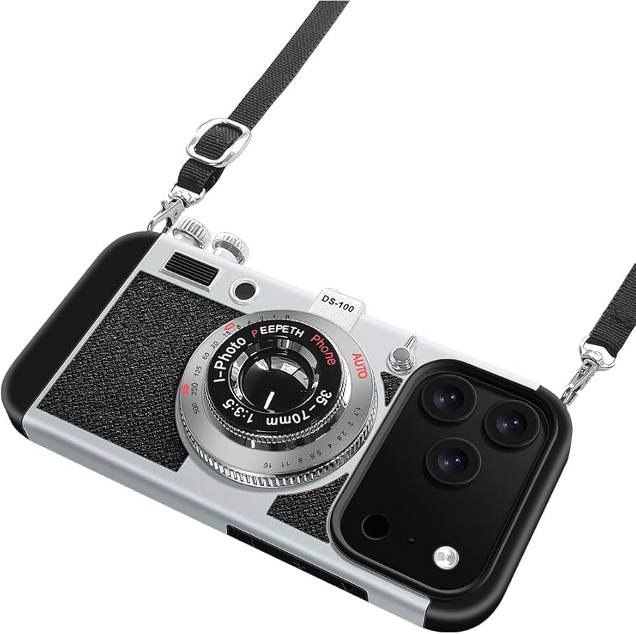 SGVAHY Emily in Paris Phone Case for iPhone 17 Pro Vintage Camera Case Cute 3D Unique Design Cove... | Amazon (US)