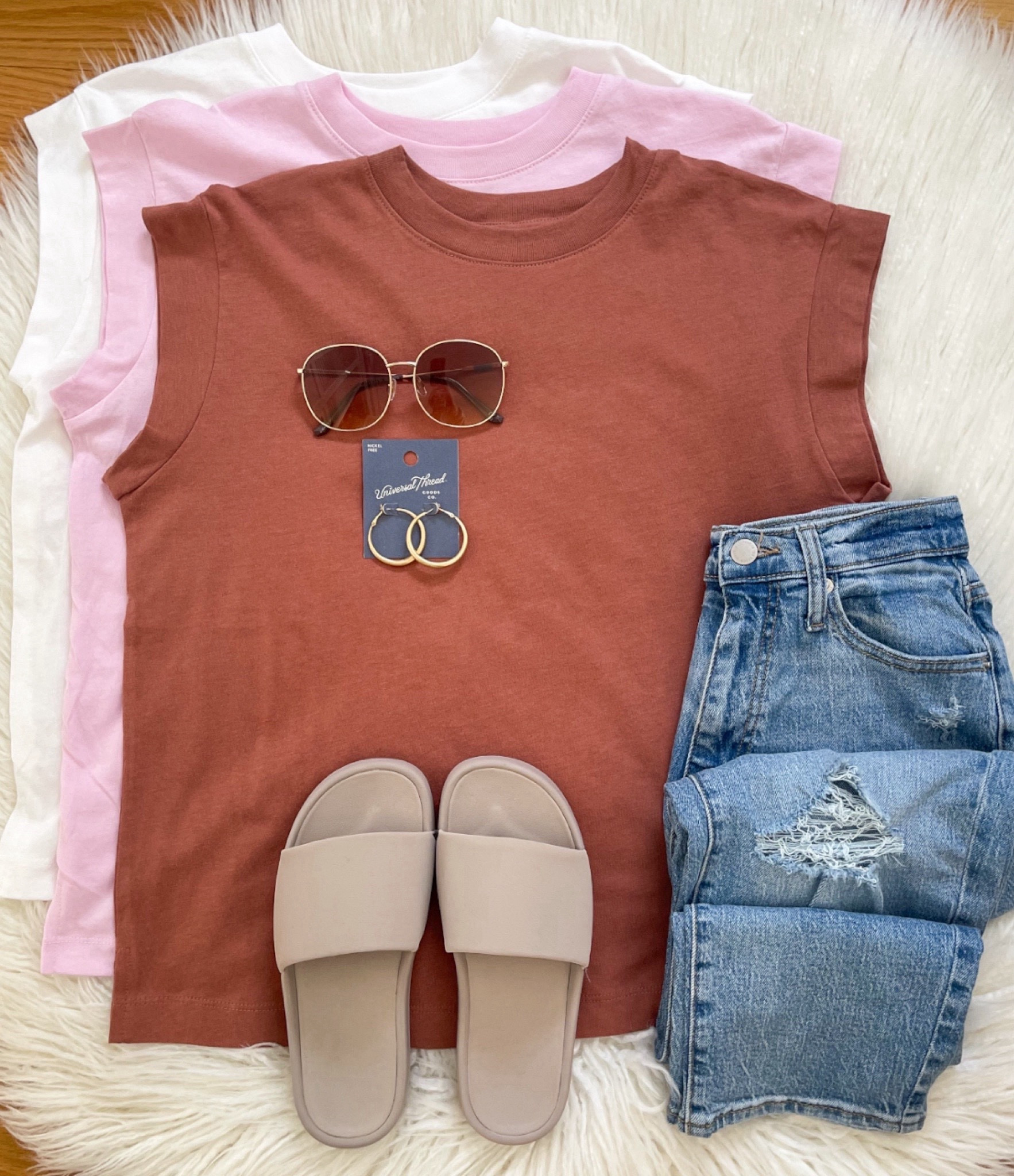 Sale Alert ‼️ 20% off Tees, Jeans & Shoes for all at Target!  These Tees are on sale for $8!  90s Straight Jeans on sale for $25!  These Slide sandals on sale for $15.99!  Check out my stories for more on sale!  Have a great weekend! 🩷

#LTKfindsunder50 #LTKstyletip #LTKsalealert