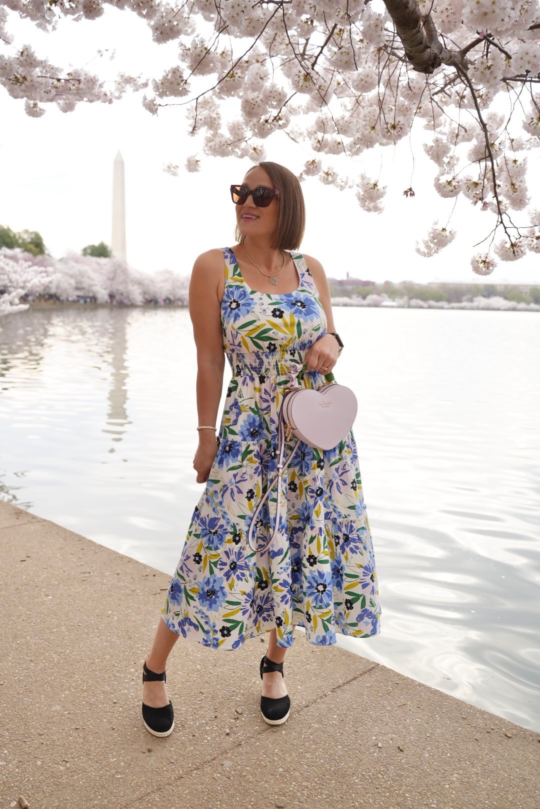 Nothing better than a Kate Spade, dress and bag combo, to get that main character energy needed for your yearly cherry blossom shoot. Both pieces are on sale big time, as is the linked to pair of wedge sandals.

#LTKSaleAlert #LTKOver40 #LTKSeasonal