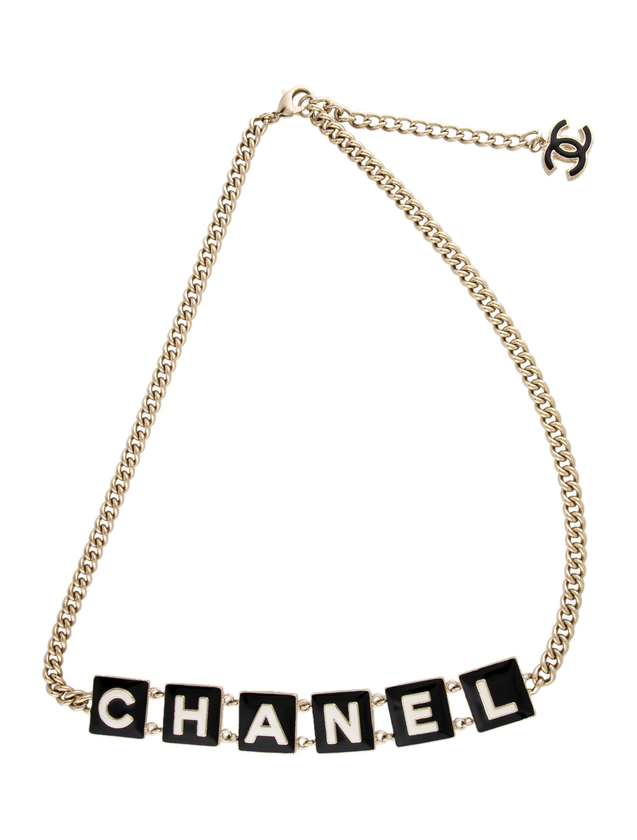 2022 Interlocking CC Logo Chain-Link Belt | The RealReal