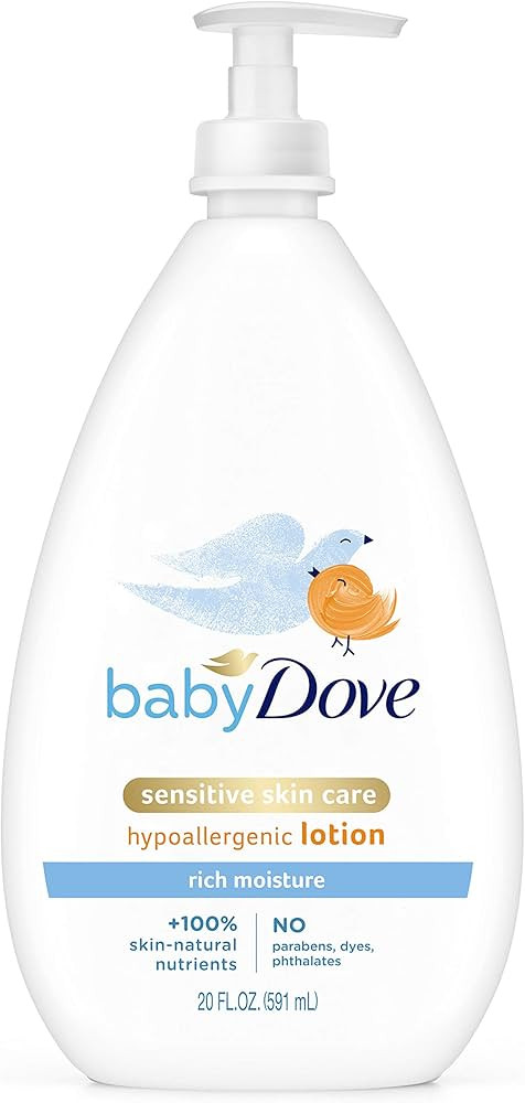 Baby Dove Sensitive Skin Care Body Lotion For Delicate Baby Skin Rich Moisture With 24-Hour Moist... | Amazon (US)