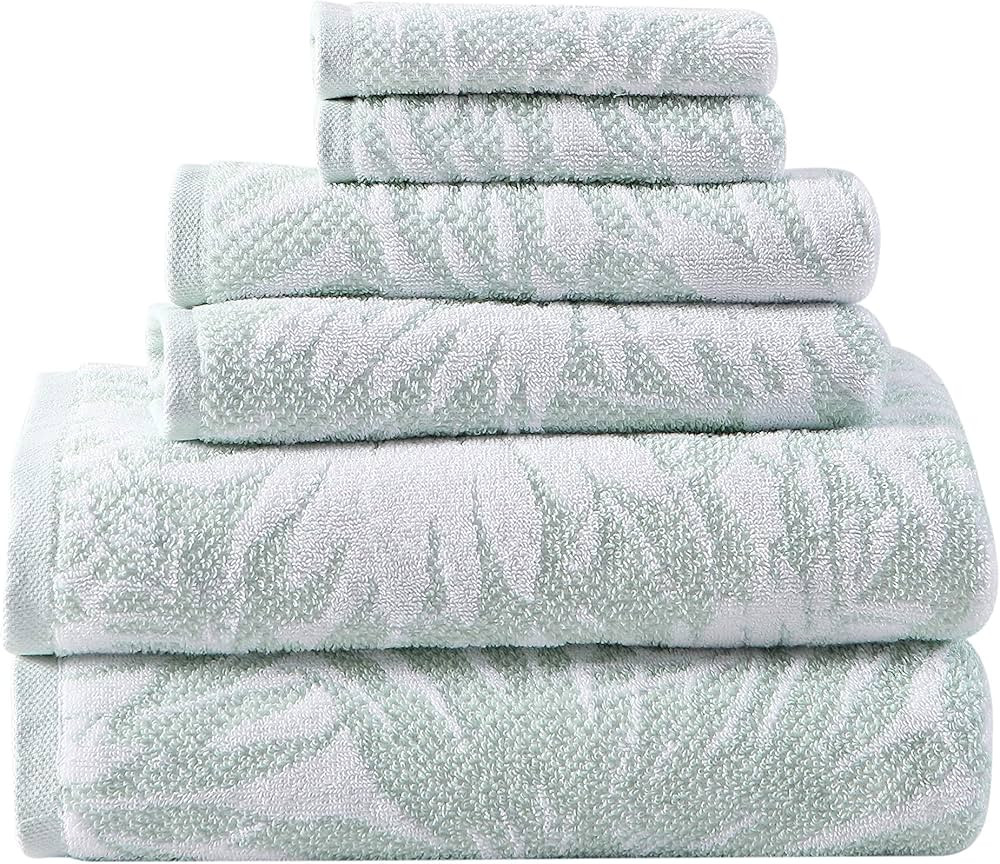 Tommy Bahama - Bath Towels Set, Cotton Terry Bathroom Decor, Soft & Highly Absorbent (Lago Palm S... | Amazon (US)