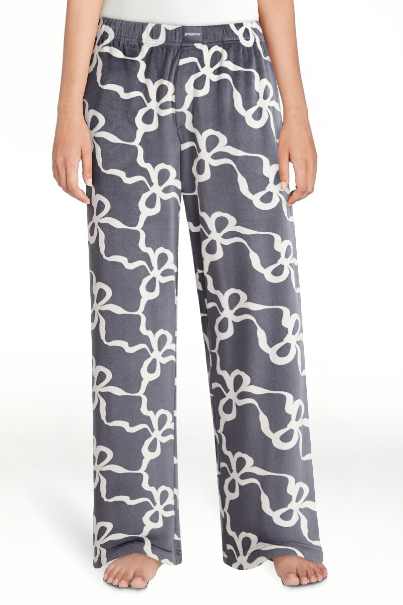 Joyspun Pantalones de Dormir de Pierna Ancha de Terciopelo para Mujer Talla XS-3X | Walmart (US)