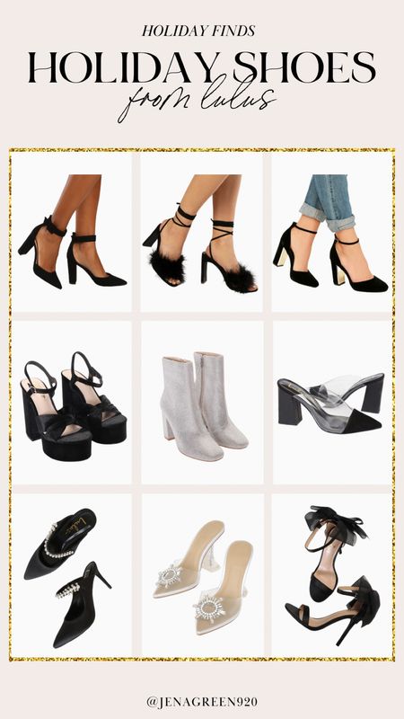 Holiday Shoes | Holiday Heels | NYE Shoes | NYE heels | Fun Heels 

#LTKshoecrush #LTKHoliday #LTKSeasonal