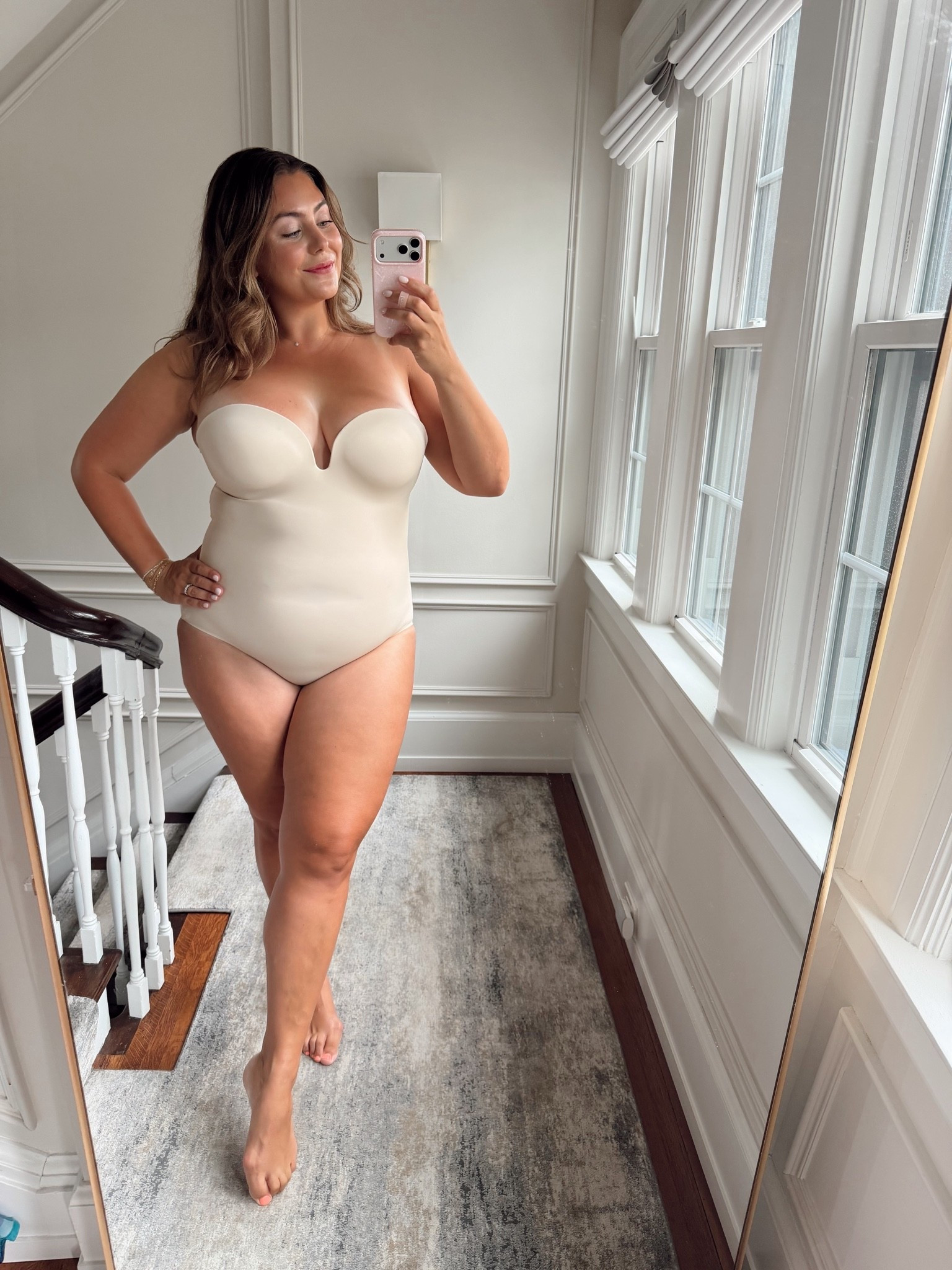 Wearing size 1X in bodysuit - sharing more from the Suit Your Fancy line @Spanx - use CARALYN15 on your first order for 15% off + free shipping

#LTKgrwm #LTKootd #LTKMidsize