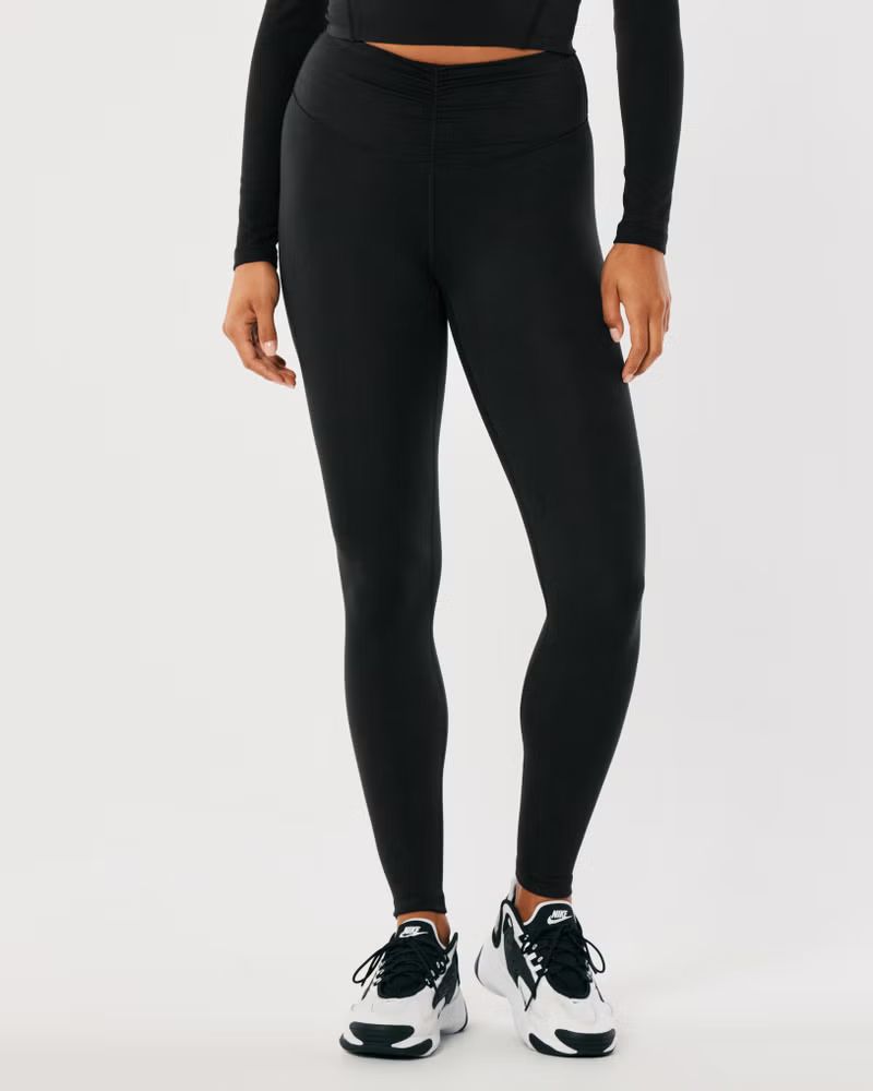 Damen Gilly Hicks Go Recharge Leggings mit geraffter Vorderseite | Damen Unterteile | HollisterCo... | Hollister (EU)