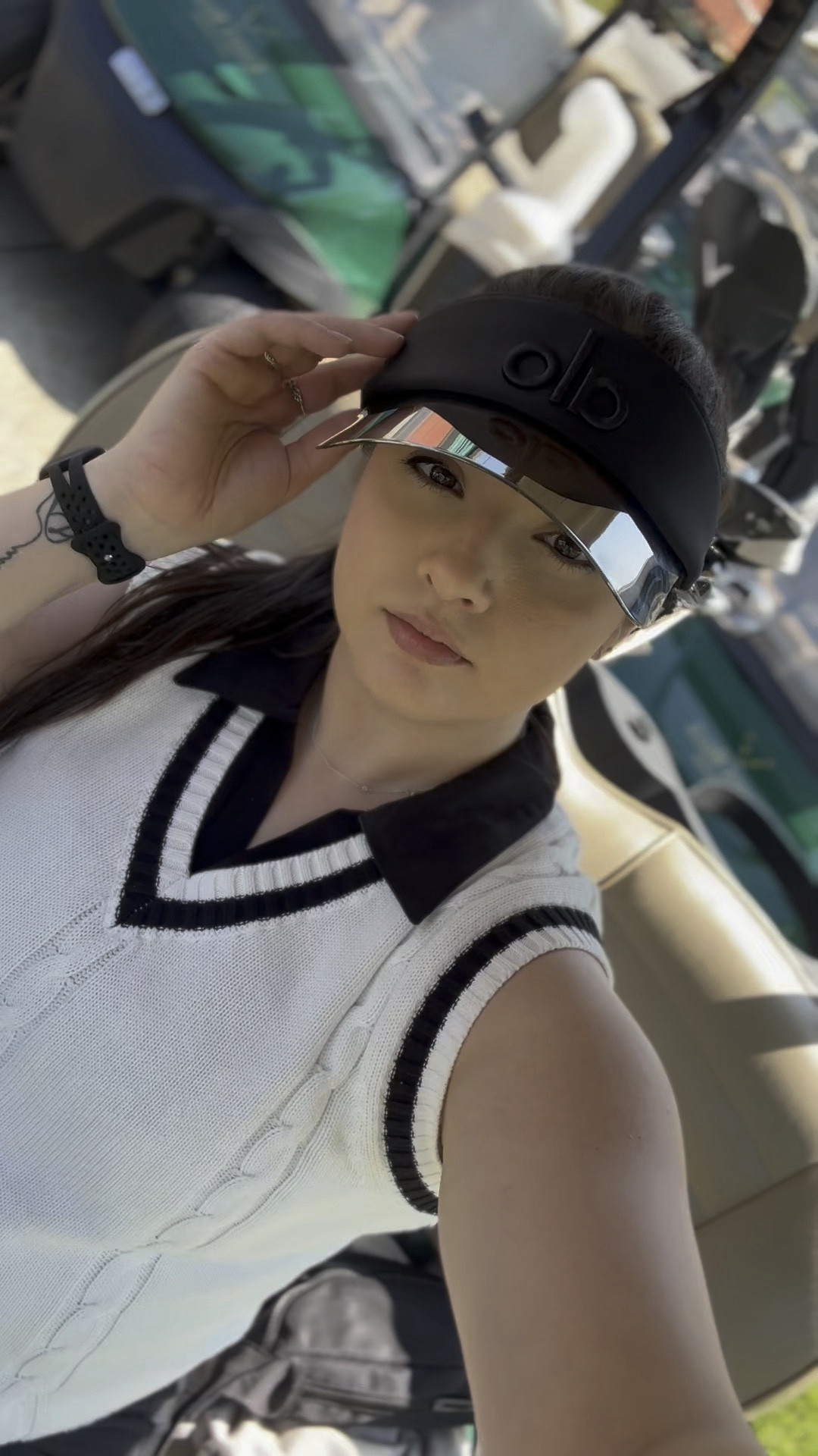 Golf Girl Outfit: Pants Edition 🏌🏻‍♀️

Embracing my newbie status on the course with confidence! Opted for pants and a vest for that classy yet functional look 🏌️‍♀️ As a mid-sized female, finding the right outfit was key, and this combo delivers both style and comfort. Plus, I was able to easily shed the vest when the sun kicked in for some extra flexibility. ☀️
 Who said golfing can’t be chic without the skirt? 💅🏼 

Wearing: 
⚡️ Alo Yoga Solar Visor
⚡️ Amazon Active Top + Vest
⚡️ DICK’s Golf Pull On Pants
⚡️ New Balance Golf Shoes

#LTKfitness #LTKActive #LTKmidsize