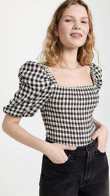 Keys To The Gingham Top | Shopbop
