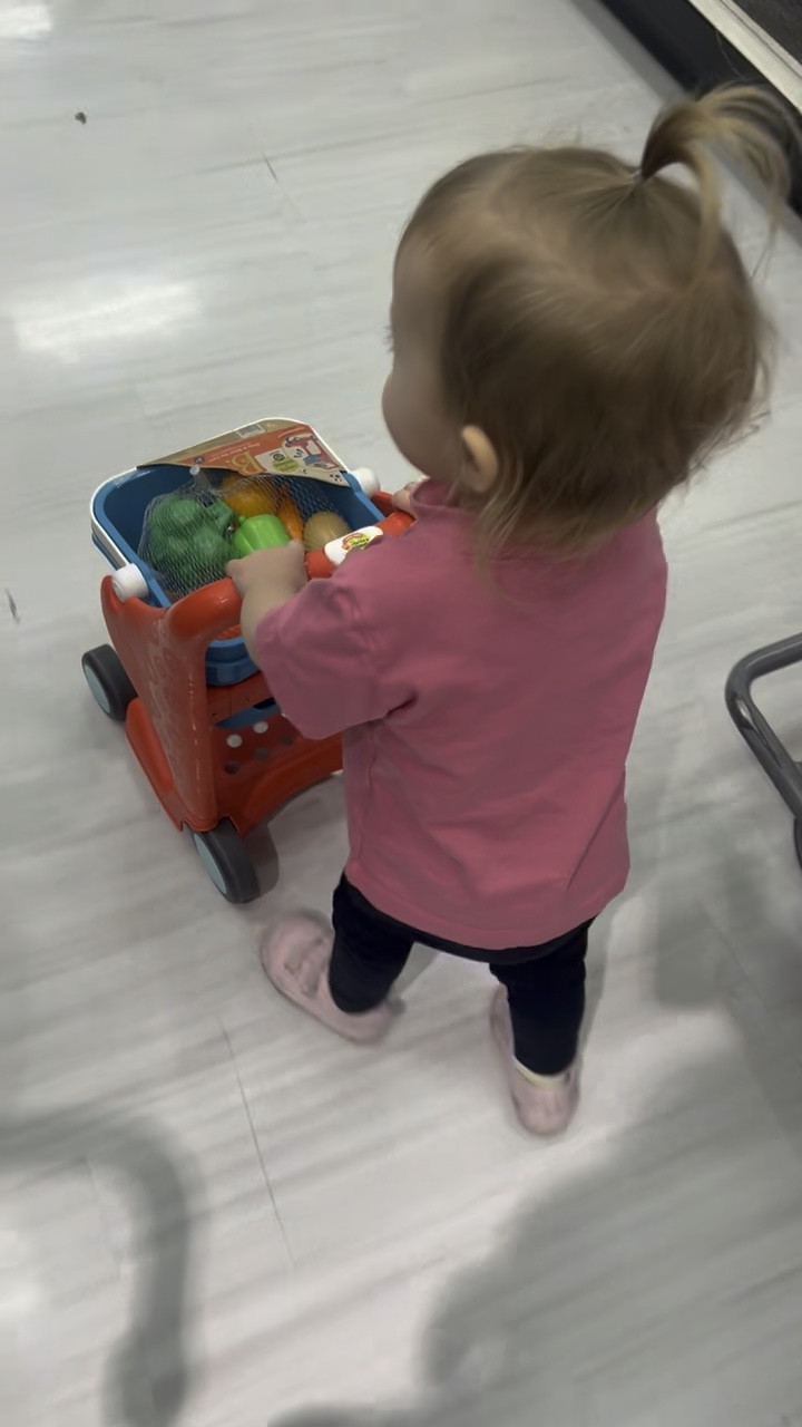 Cutest little shopper! This shopping cart is perfect for my girl, she constantly wants to push my cart at the store 😂 so it will be nice for her to push her own while we shop around! 

#LTKMostLoved #LTKFamily #LTKKids