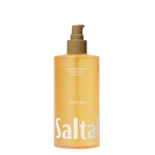 Saltair Body Oil – Jumbo Size After Shower and Bath Oil for Women and Men. Botanical, Non-Greasy, Well-Absorbing Moisturizer for Hydrating Dry Skin – 10oz Bottle, Golden Hour Scent | Amazon (US)