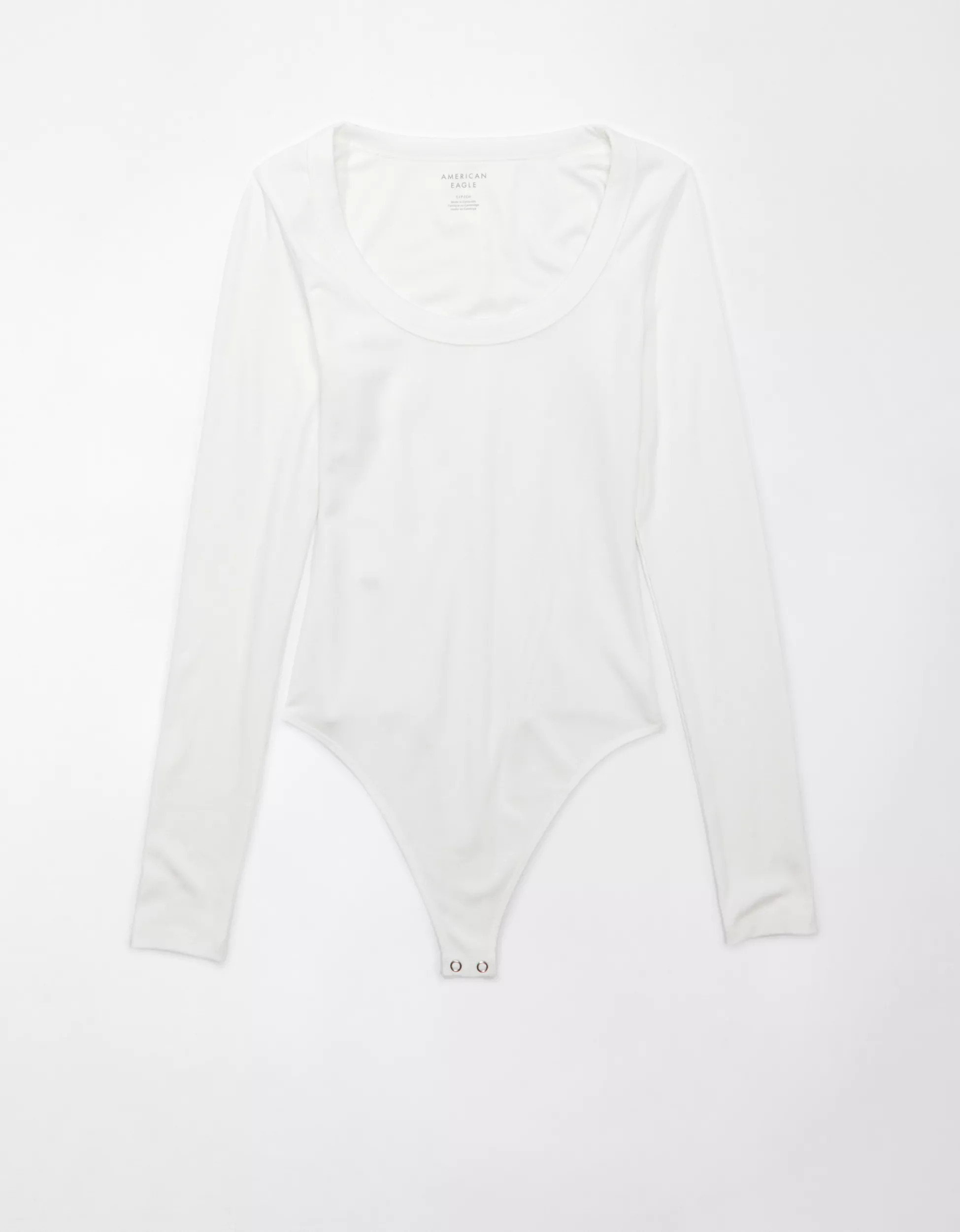 AE Long-Sleeve Scoop Bodysuit | American Eagle Outfitters (US & CA)
