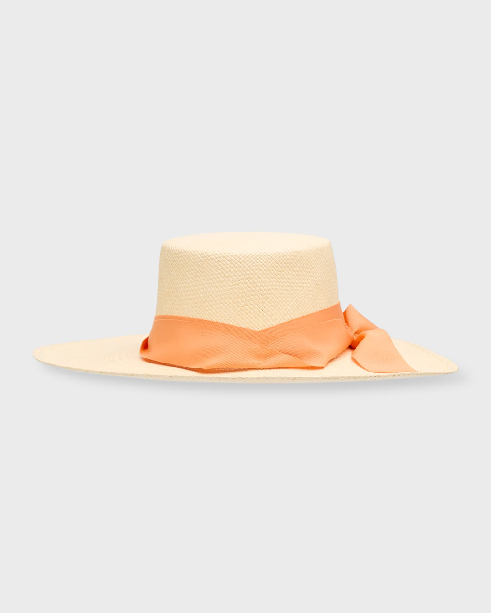 El Viajero Woven Straw Large-Brim Hat | Neiman Marcus