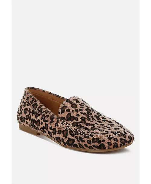 Rag & Co Paboa Leopard Print Flat Loafers - Macy's | Macy's