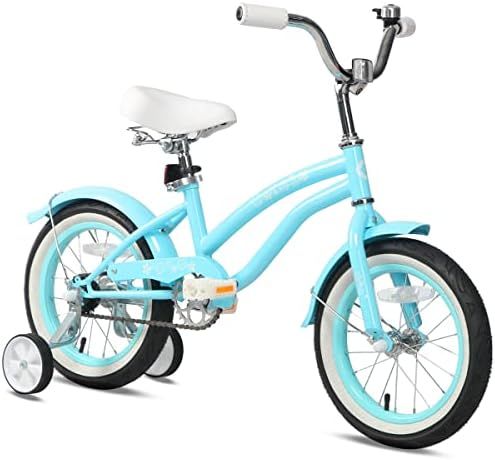 Glerc 14 18 inch Kids Bike, Kids' Cruiser Bike with Coaster Brake and Training Wheels | Amazon (US)
