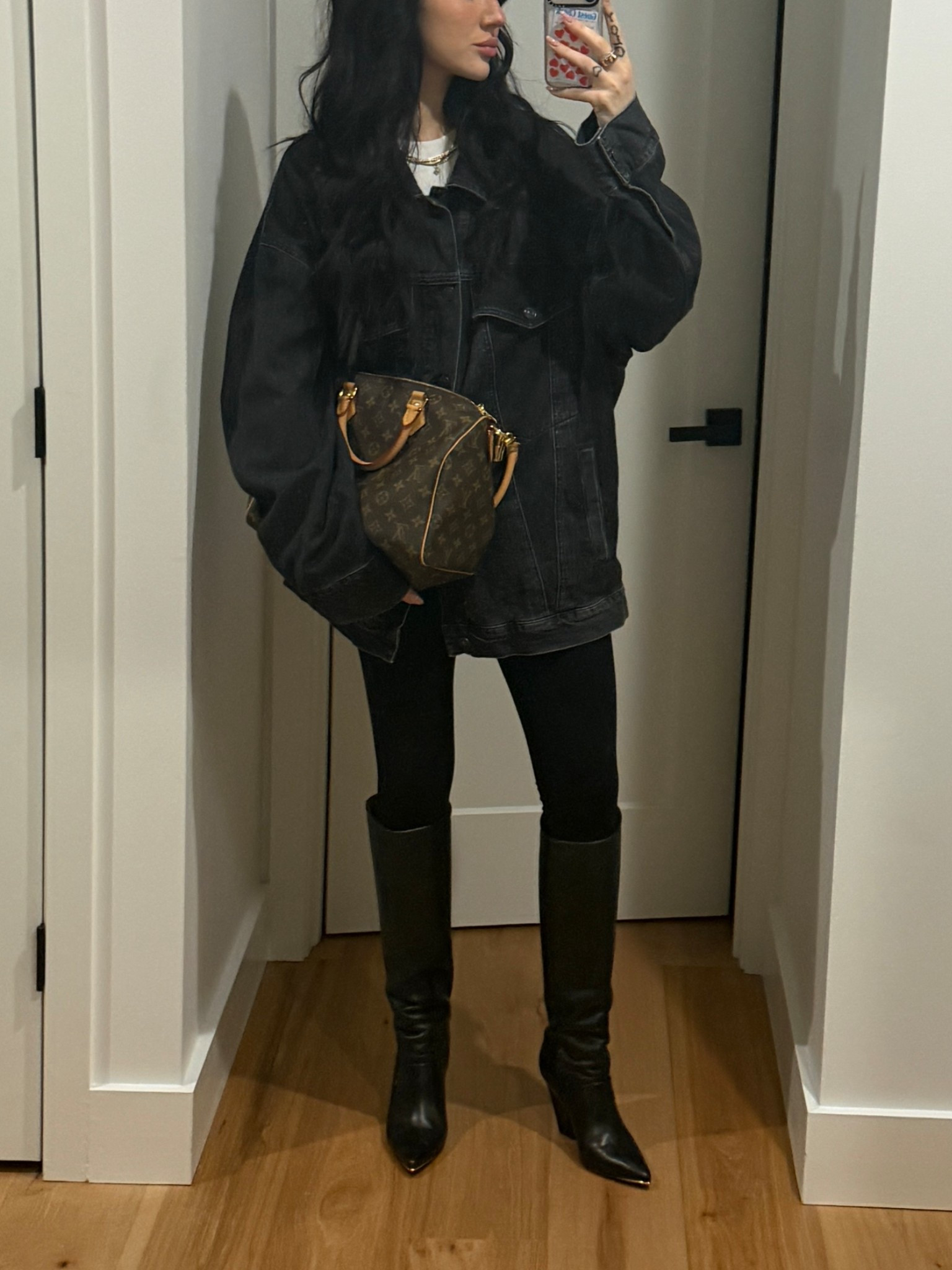Movie theatre fit — oversized jacket and leggings for comfort! This jacket is already worn in and so soft.

#LTKootd