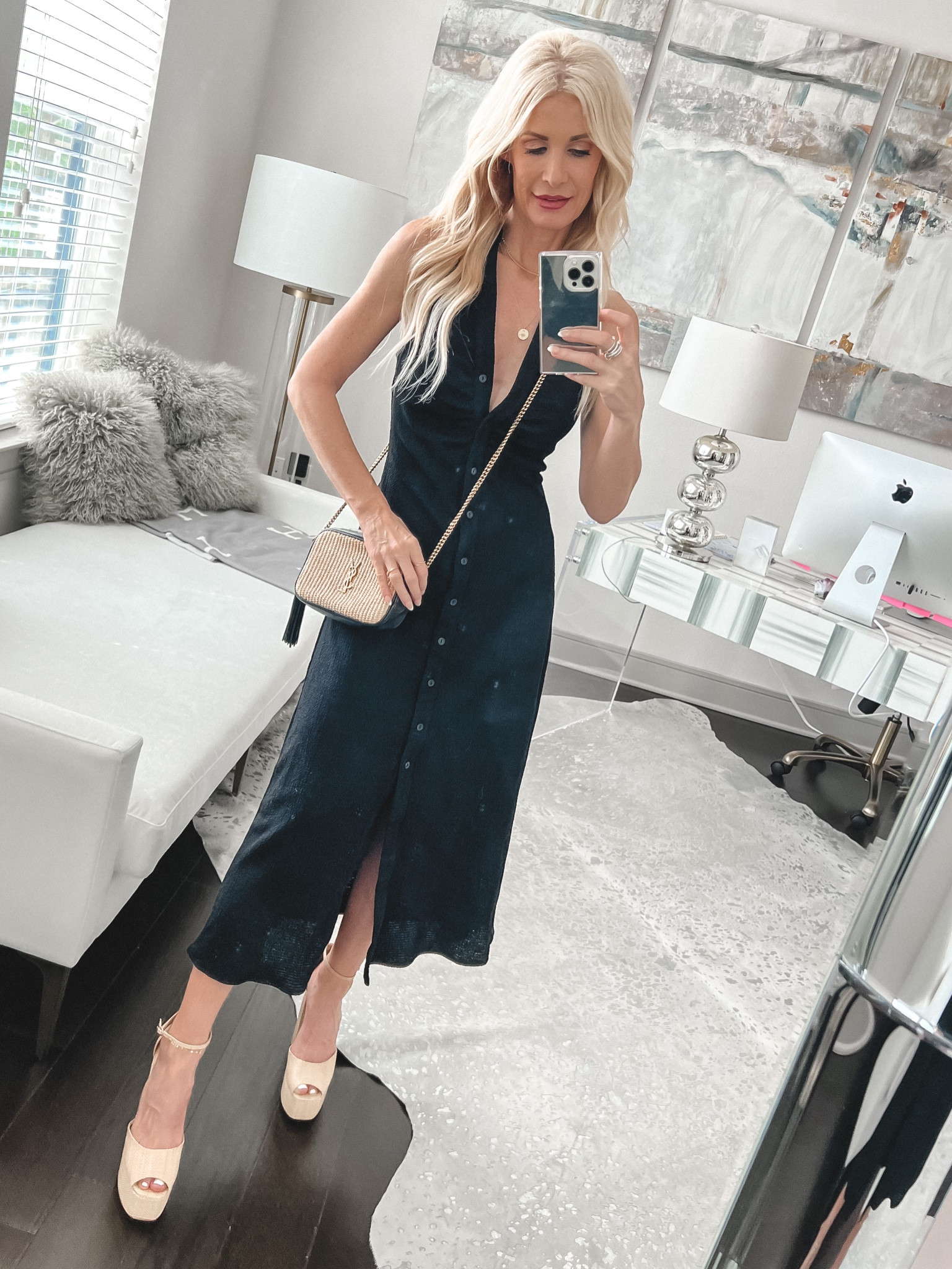 The chicest Under $100 summer dress🖤🖤 I'm wearing an XS.

#LTKunder100 #LTKstyletip #LTKSeasonal