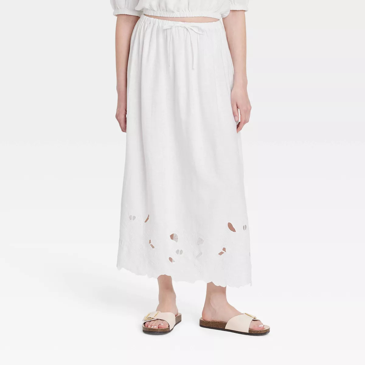 Women's Openwork A-Line Maxi Skirt - Universal Thread™ | Target