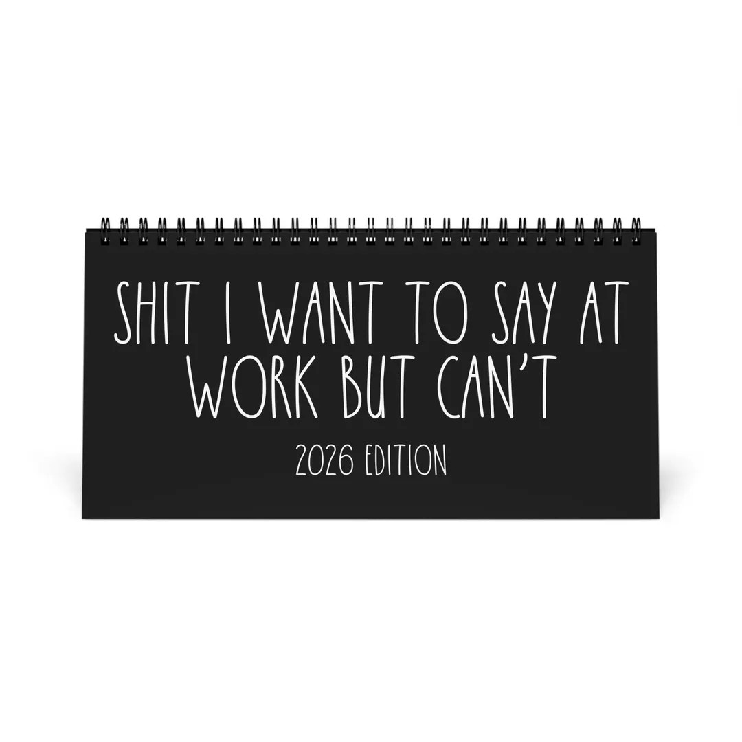 Desktop Calendar, 2026 Funny Office Humor Life Hacks, White Elephant Gag Gift, Coworkers Employee... | Etsy (US)