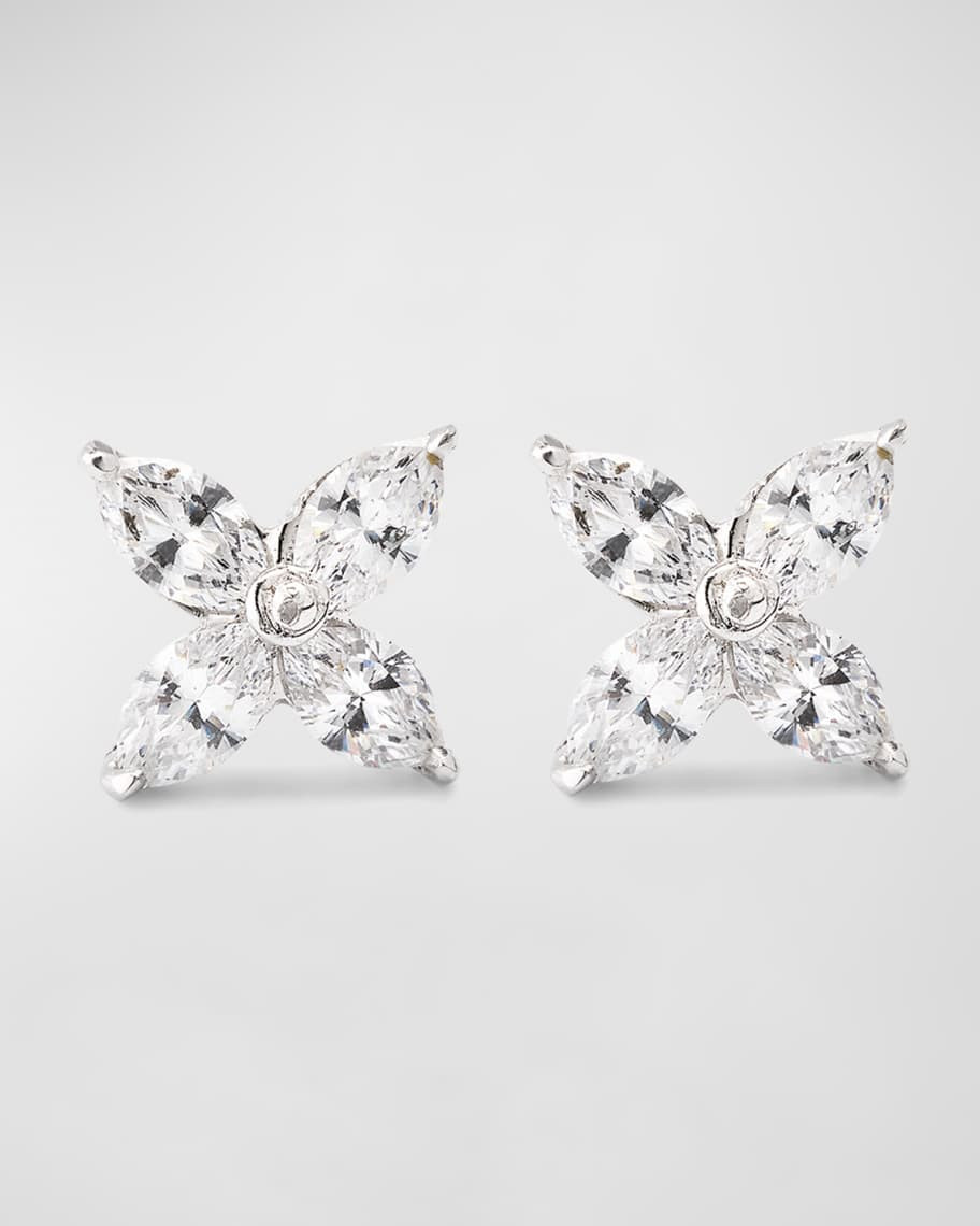 Fantasia by DeSerio Small Marquise Cubic Zirconia Earring, Single | Neiman Marcus