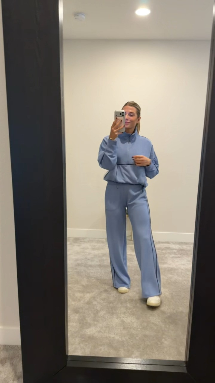 Walmart and Reebok nailed the off-duty look with this cozy matching set. The soft blue color feels fresh for the season, and the relaxed sweatshirt with coordinating pants makes everyday styling completely effortless. It’s the perfect throw-on-and-go outfit for errands, travel days, walks, or lounging at home. Add sneakers and a crossbody bag for an easy sporty look that still feels polished. Comfy, cute, and ready for whatever the day brings. 💙👟✨
#WalmartFashion #WalmartFinds #ReebokStyle #ReebokOutfit #WalmartActivewear #MatchingSet #ComfyStyle #AthleisureOutfit #EverydayStyle #AffordableFashion 

 #LTKootd #LTKActive