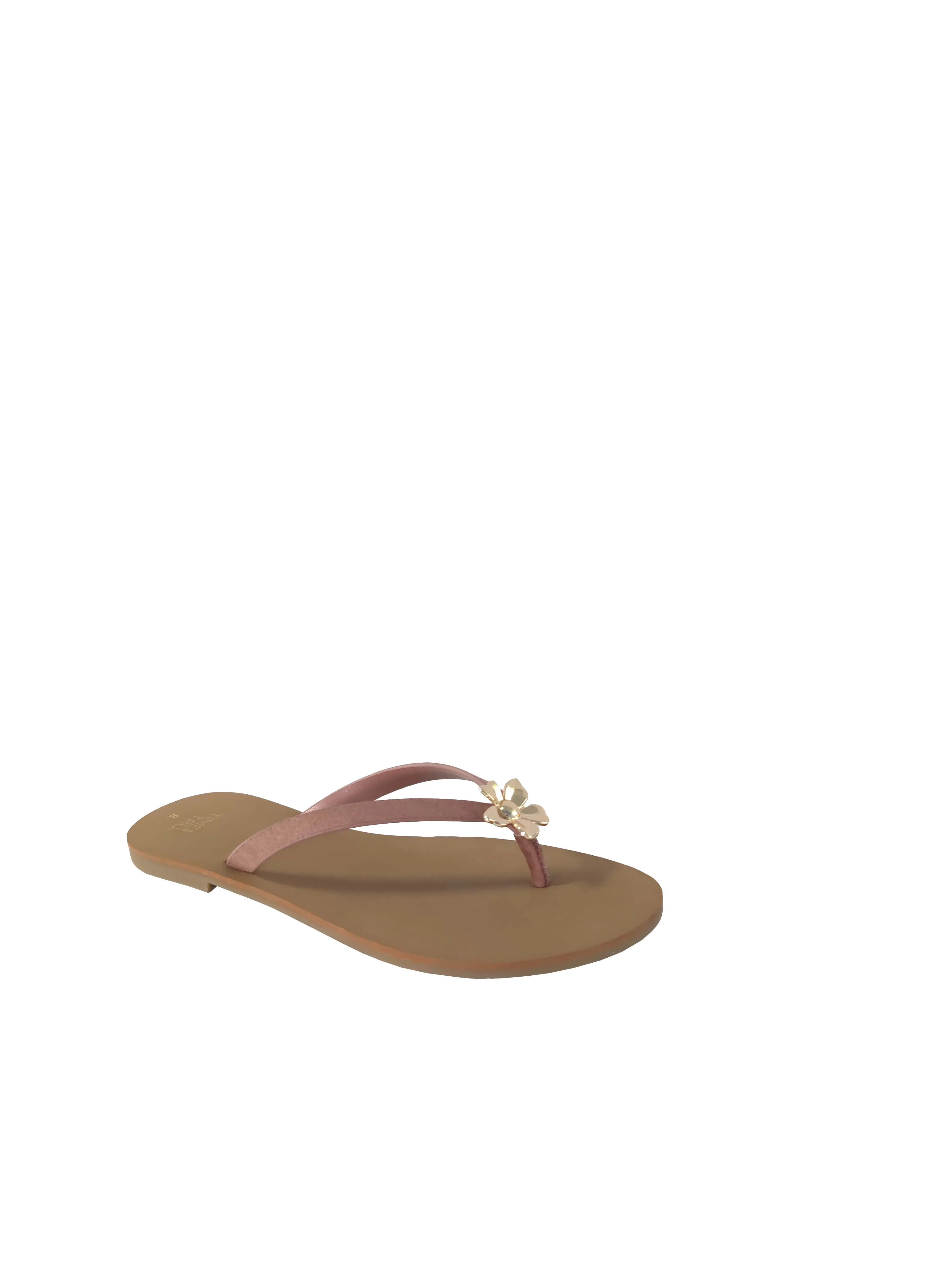 Time and Tru Women's Ornament Thong Sandals | Walmart (US)