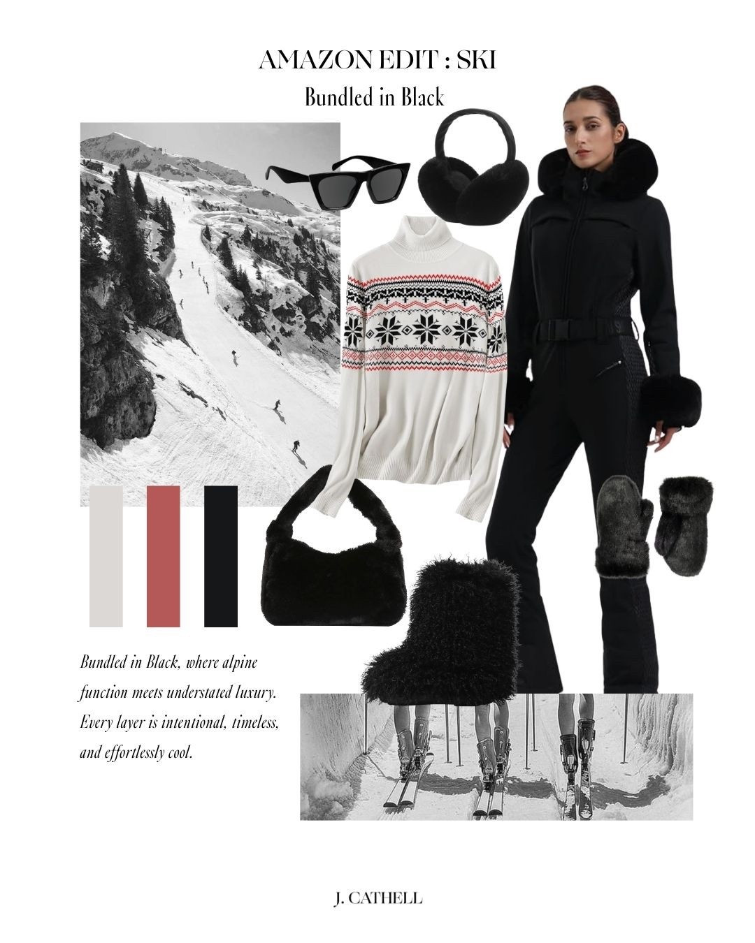 Bundled in Black, where alpine function meets understated luxury. Every layer is intentional, timeless, and effortlessly 

#LTKTravel #LTKSeasonal #LTKOver40