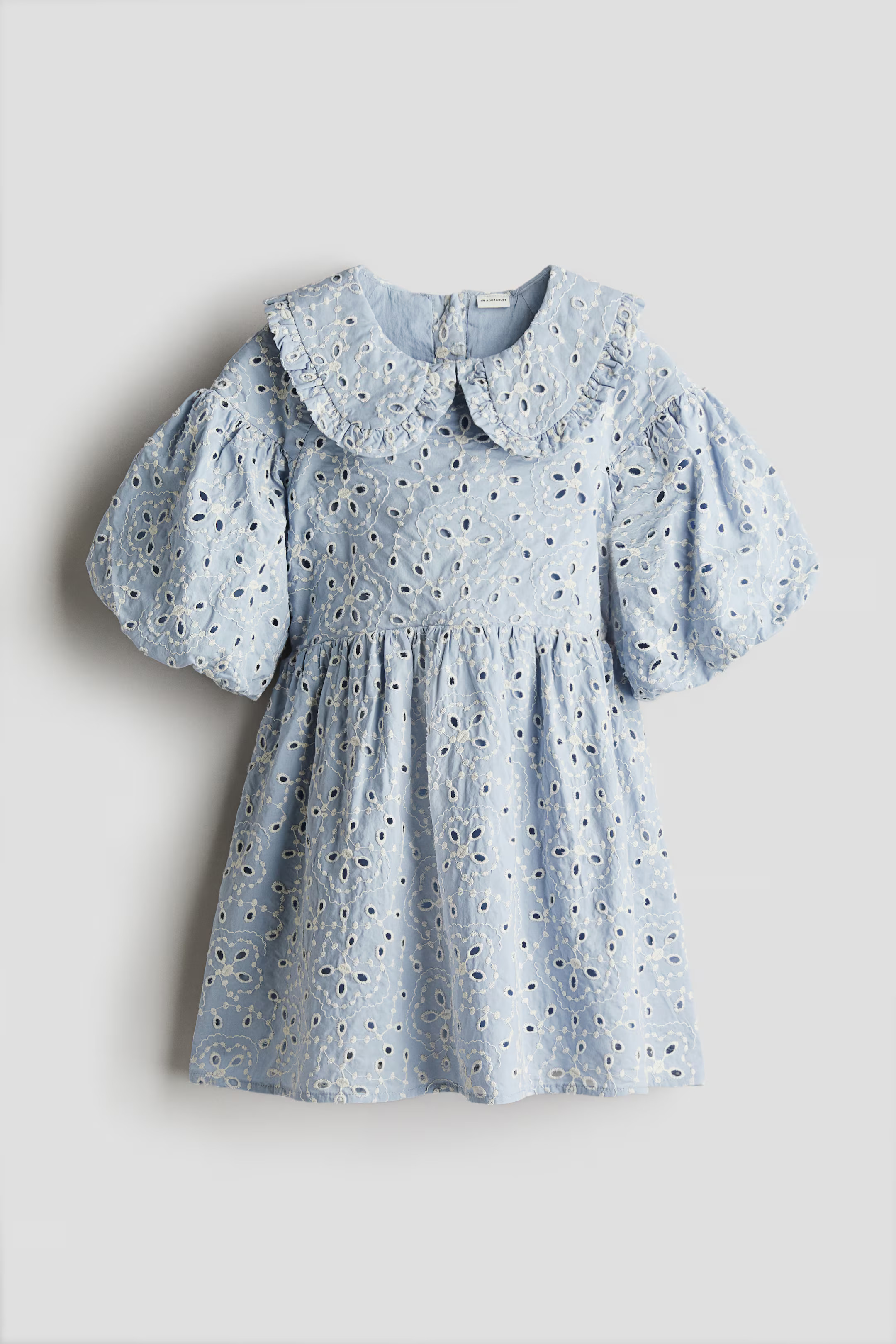 Eyelet-Embroidered Cotton Dress | H&M (US + CA)
