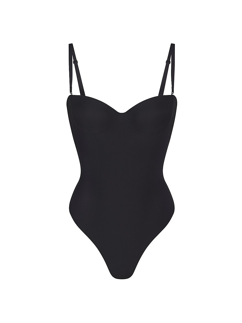 Women's Skims Body Underwire Thong Bodysuit - Onyx - Size XXS | Saks Fifth Avenue