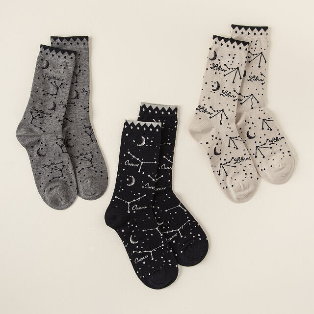Zodiac Star Sign Socks | UncommonGoods