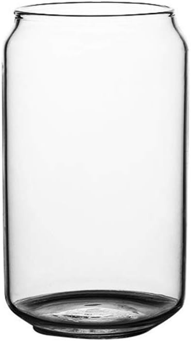 Glass Beer Can Shaped Cups,Transparent Fruit Juice Beer Glasses Cups 400ml/600ml | Amazon (US)